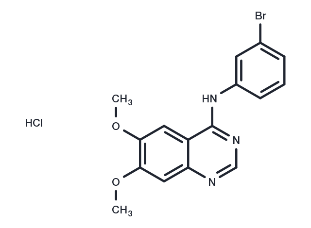 TargetMol Chemical Structure PD153035 hydrochloride