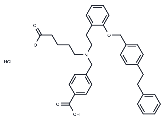 Cinaciguat hydrochloride Chemical Structure