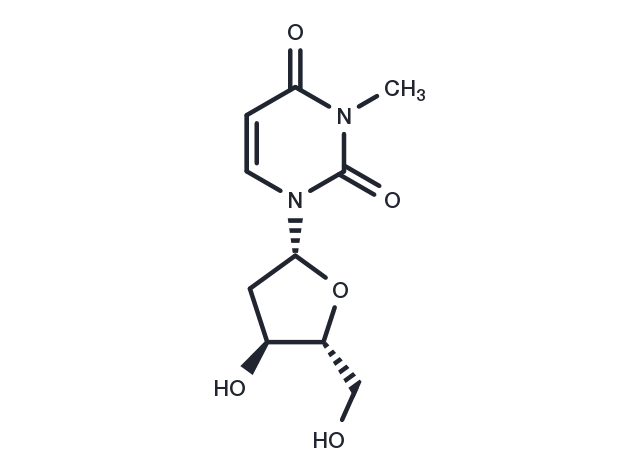 N3-Methyl-2’-deoxyuridine Chemical Structure