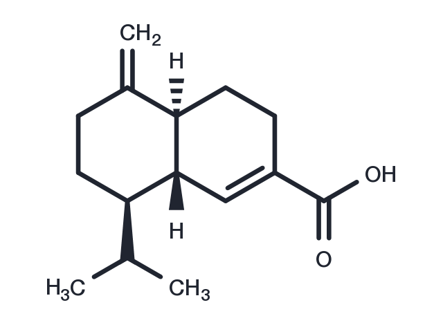 TargetMol Chemical Structure (-)-Cadin-4,10(15)-dien-11-oic acid