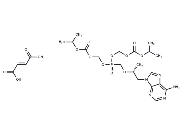 Tenofovir Disoproxil Fumarate Chemical Structure