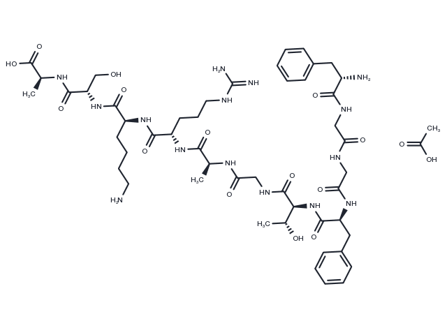 TargetMol Chemical Structure Orphanin FQ(1-11) acetate(178249-41-7 free base)