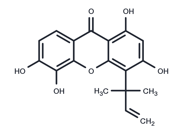 Isocudraniaxanthone A Chemical Structure