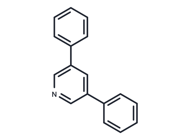 3,5-Diphenyl pyridine Chemical Structure