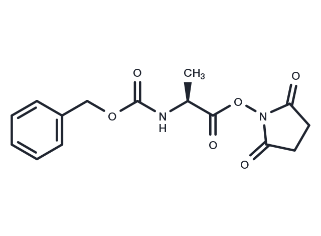 2,5-Dioxopyrrolidin-1-yl ((benzyloxy)carbonyl)-L-alaninate Chemical Structure