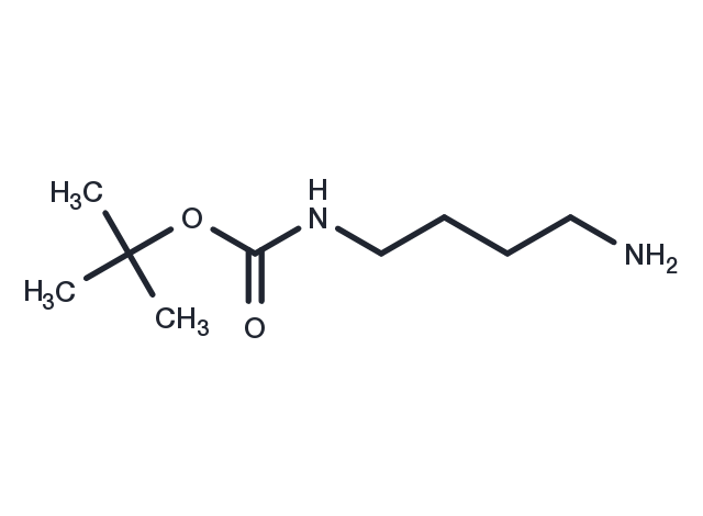 NH2-C4-NH-Boc Chemical Structure