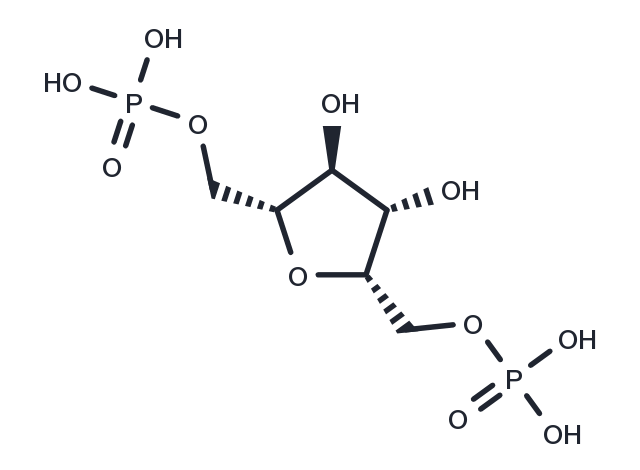2,5-Anhydro-D-glucitol-1,6-diphosphate Chemical Structure