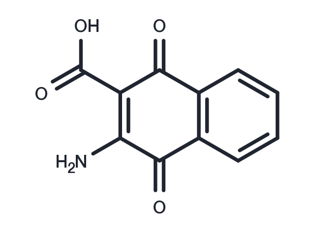 TargetMol Chemical Structure 2-Amino-3-carboxy-1,4-naphthoquinone