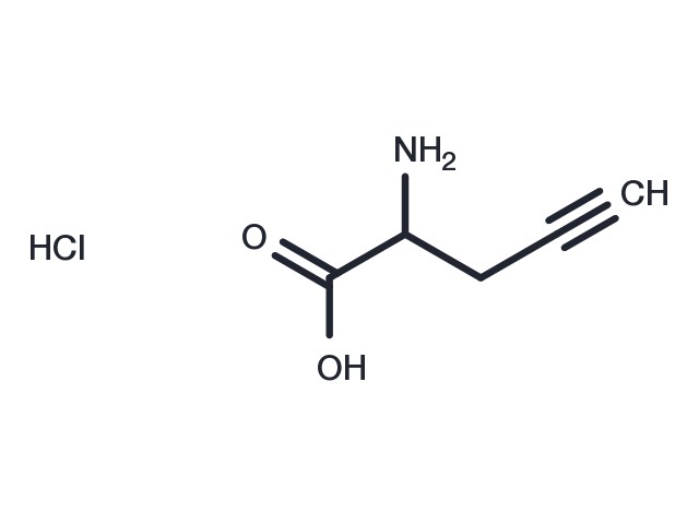 DL-Propargylglycine HCl Chemical Structure