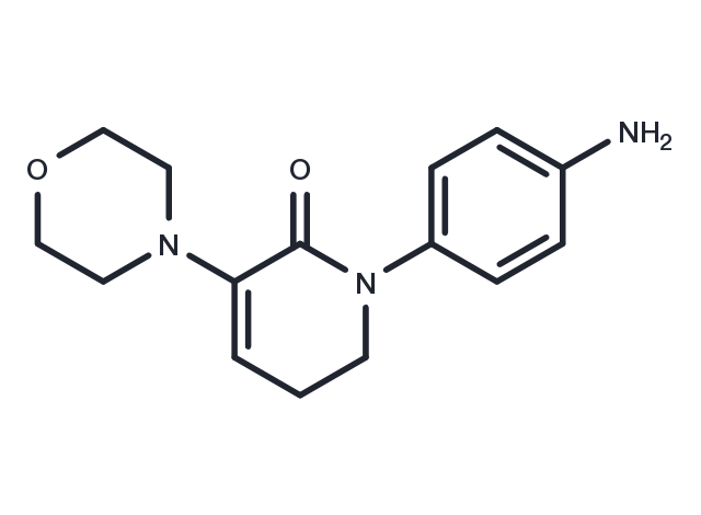 TargetMol Chemical Structure 1-(4-AMinophenyl)-5,6-dihydro-3-(4-Morpholinyl)-2(1h)-pyridinone
