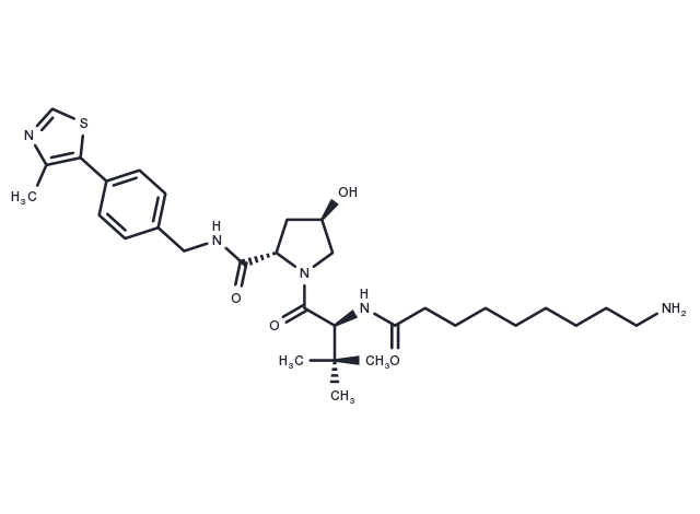 (S,R,S)-AHPC-C8-NH2 Chemical Structure