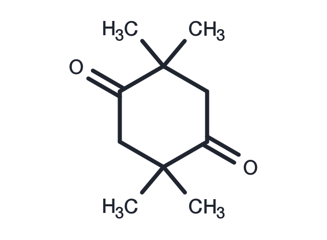 TargetMol Chemical Structure 2,2,5,5-Tetramethylcyclohexane-1,4-dione