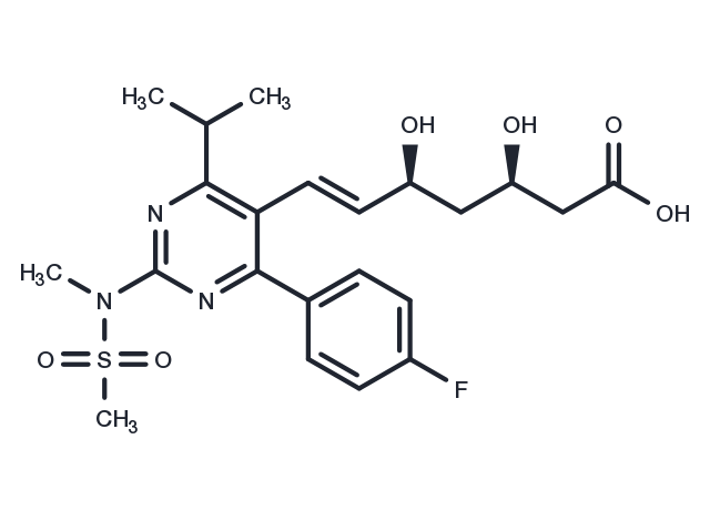 TargetMol Chemical Structure Rosuvastatin