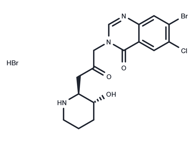 TargetMol Chemical Structure Halofuginone hydrobromide