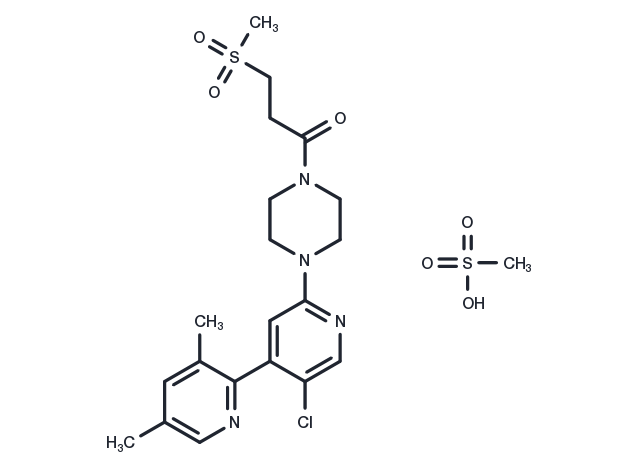 PF-5274857 mseylate (1373615-35-0 free base) Chemical Structure