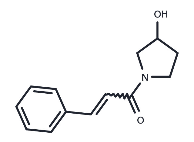TargetMol Chemical Structure 1-Cinnamoyl-3-hydroxypyrrolidine
