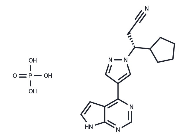 TargetMol Chemical Structure Ruxolitinib phosphate