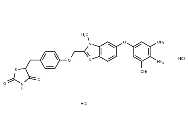 Inolitazone dihydrochloride Chemical Structure