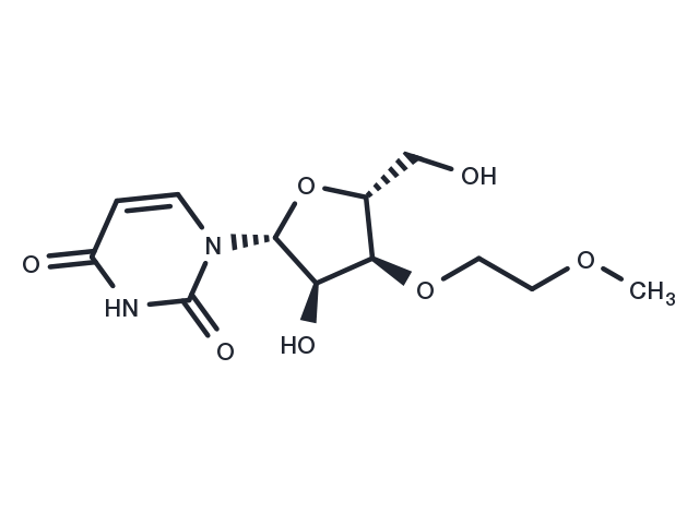 3’-O-(2-Methoxyethyl)uridine Chemical Structure