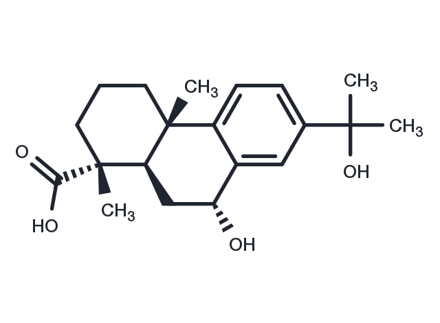 TargetMol Chemical Structure 7alpha,15-Dihydroxydehydroabietic acid