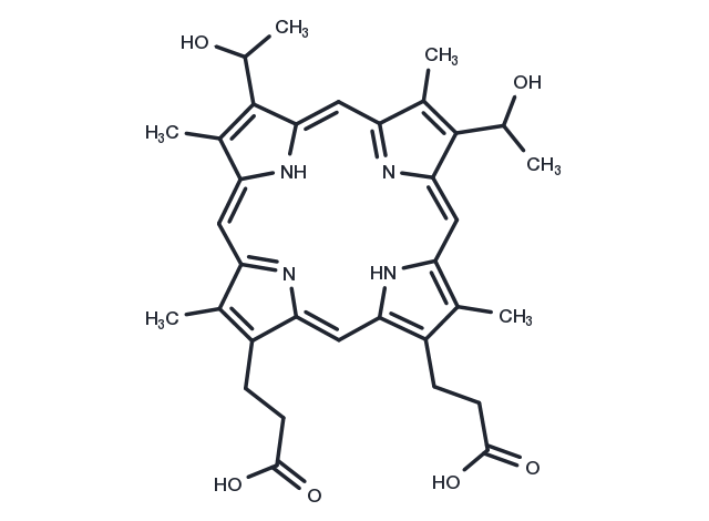 Hematoporphyrin Chemical Structure