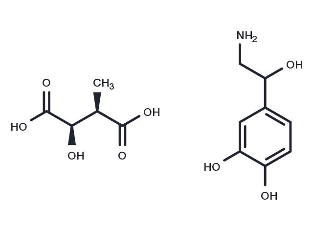 TargetMol Chemical Structure Norepinephrine bitartrate salt