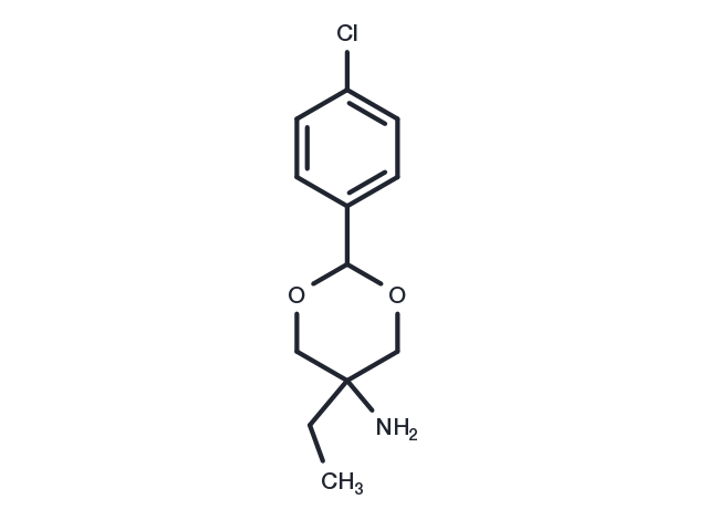 m-Dioxan-5-amine, 2-(p-chlorophenyl)-5-ethyl- Chemical Structure