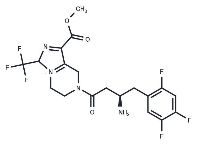 Retagliptin Phosphate Chemical Structure
