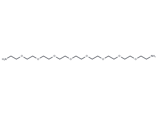 Amino-PEG8-amine Chemical Structure