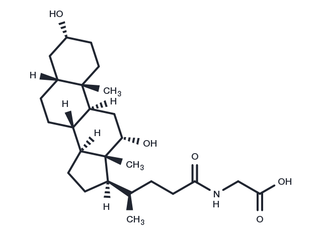 GLYCODEOXYCHOLIC ACID Chemical Structure