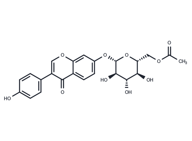 TargetMol Chemical Structure 6"-O-Acetyldaidzin