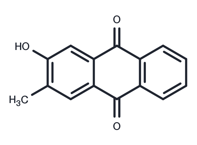 TargetMol Chemical Structure 2-Hydroxy-3-methylanthraquinone