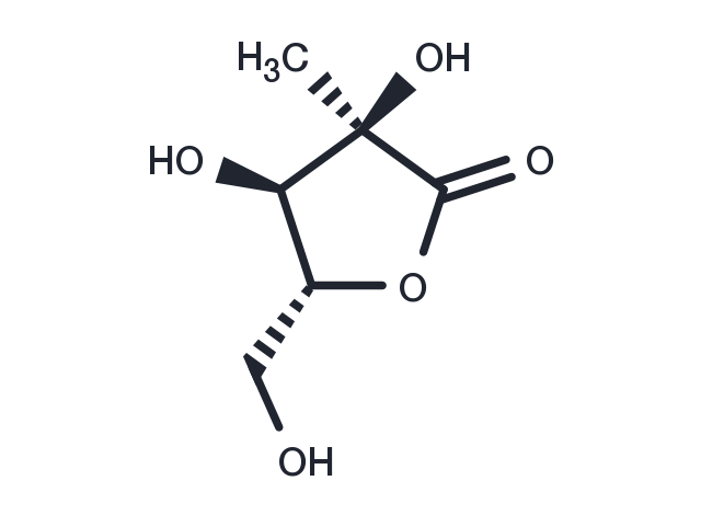 2-b-C-Methyl-D-ribono-1,4-lactone Chemical Structure