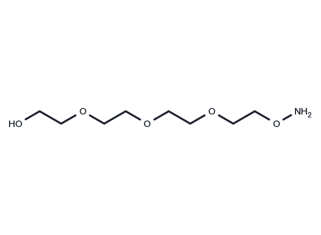 TargetMol Chemical Structure Aminooxy-PEG4-alcohol