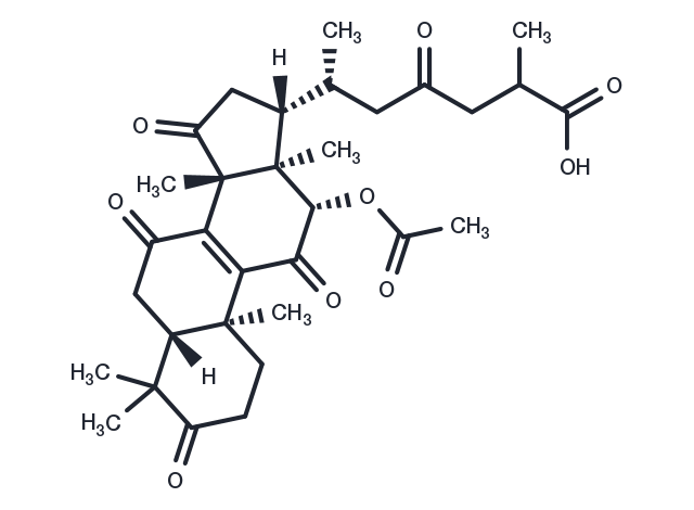 Ganoderic acid F Chemical Structure