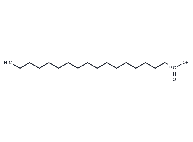 Stearic acid-1-13C Chemical Structure