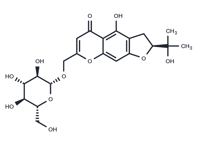 prim-O-Glucosylangelicain Chemical Structure