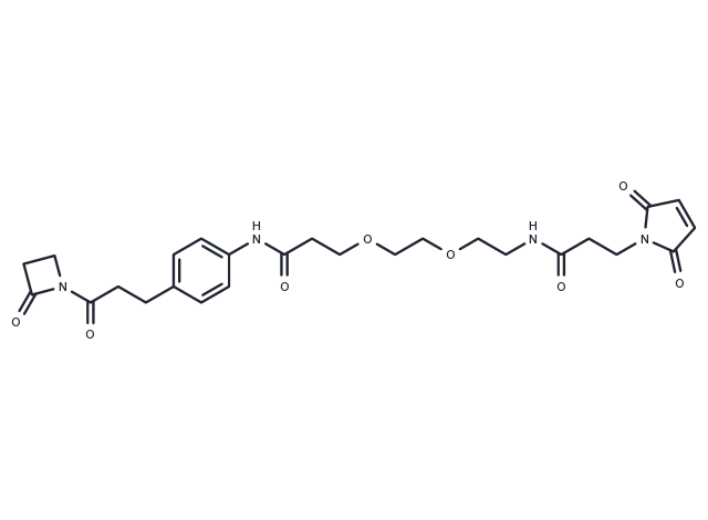TargetMol Chemical Structure Mal-amido-PEG2-C2-amido-Ph-C2-CO-AZD