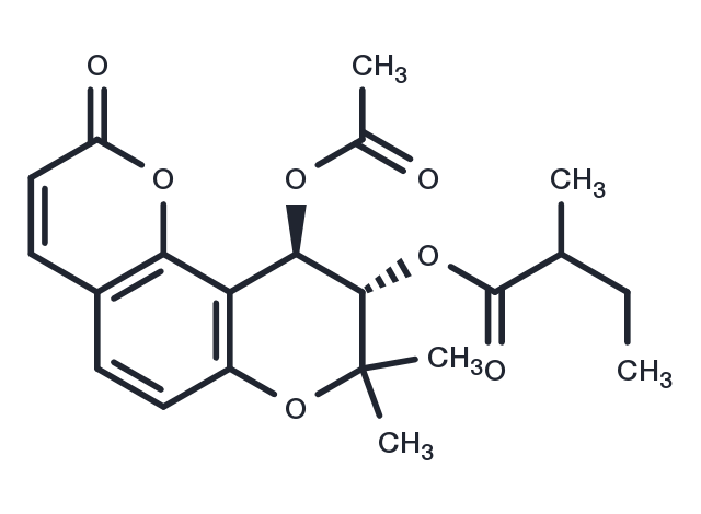 Peucedanocoumarin I Chemical Structure