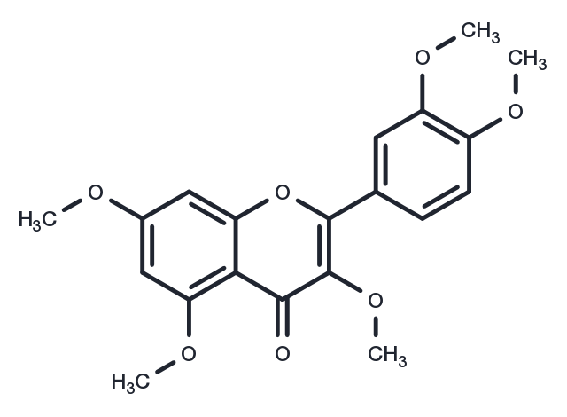 TargetMol Chemical Structure 3,5,7,3′,4′-Pentamethoxyflavone