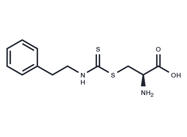 S-(N-PhenethylthiocarbaMoyl)-L-cysteine Chemical Structure
