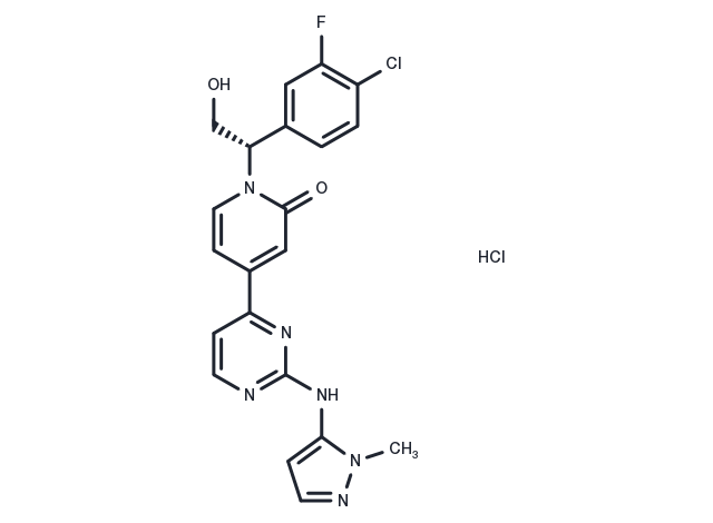 TargetMol Chemical Structure Ravoxertinib hydrochloride