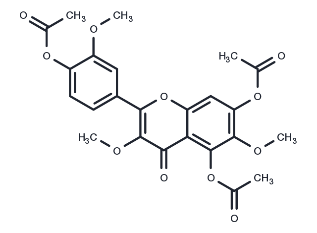 TargetMol Chemical Structure Jaceidin triacetate