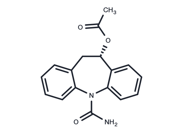 Eslicarbazepine Acetate Chemical Structure