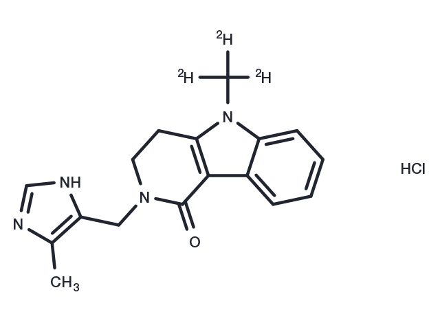 Alosetron D3 Hydrochloride Chemical Structure