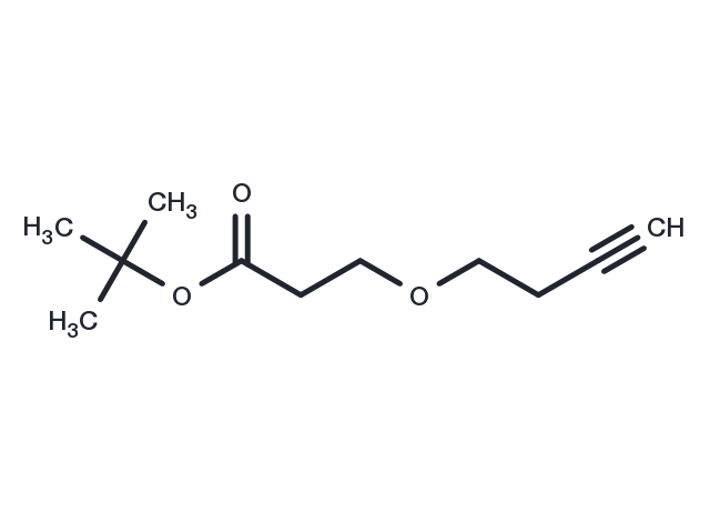 TargetMol Chemical Structure Alkyne-ethyl-PEG1-Boc