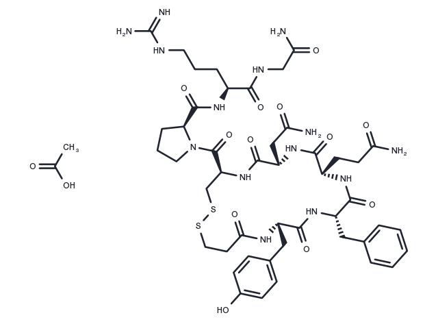 TargetMol Chemical Structure Desmopressin acetate (16679-58-6 free base)
