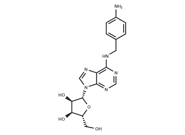 TargetMol Chemical Structure N-[(4-Aminophenyl)methyl]adenosine