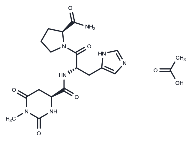 Taltirelin acetate Chemical Structure