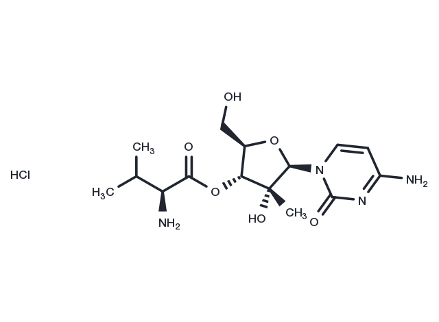 Valopicitabine dihydrochloride Chemical Structure